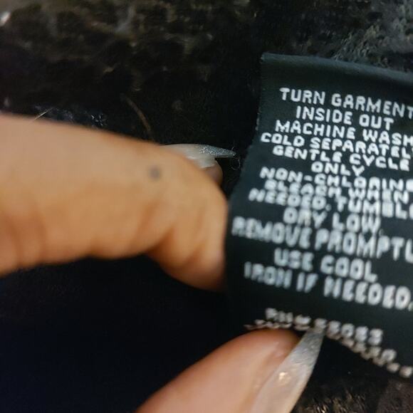 Rewash Chevron Print Pullover Drawstring Hoodie XL Cozycore Boho Comfy Winter - Picture 8 of 8